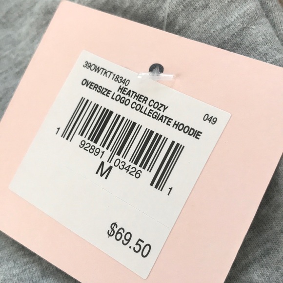 New Juicy Couture Heather Cozy Hoodie - Picture 3 of 6